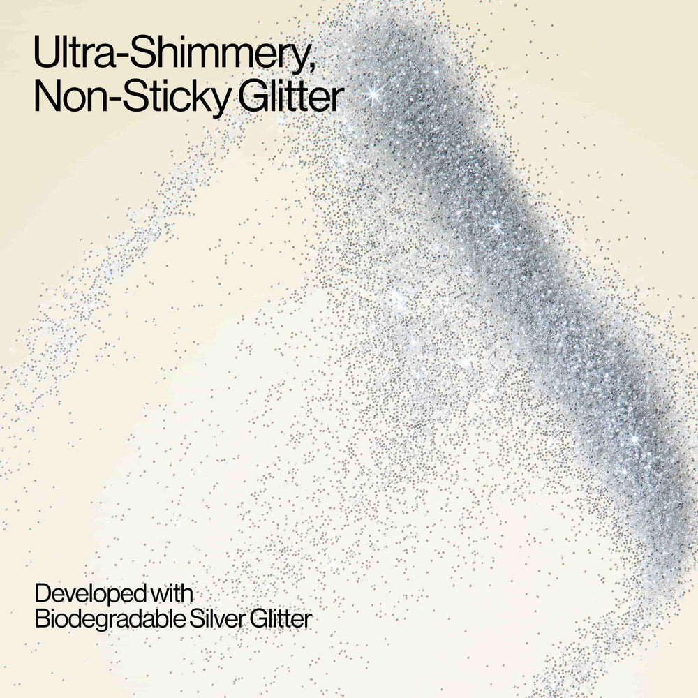 Eva NYC Glitter Spray is made with Biodegradable Silver Glitter