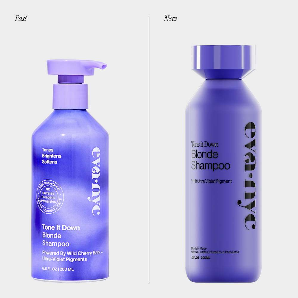 Tone It Down Blonde Shampoo New and Old Packaging