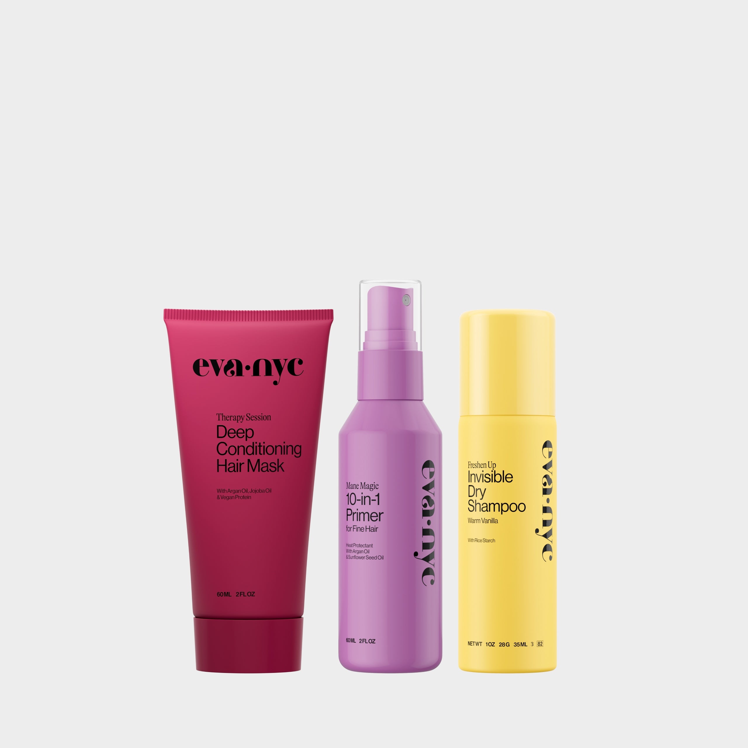 Eva NYC Travel Essentials Bundle for Fine Hair