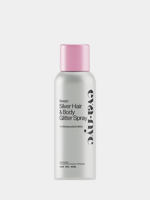 Kweeen Silver Hair & Body Glitter Spray