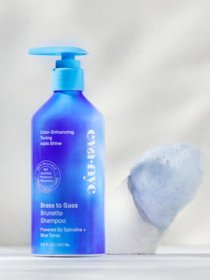 Eva NYC Brass To Sass Blue Toning Shampoo Texture