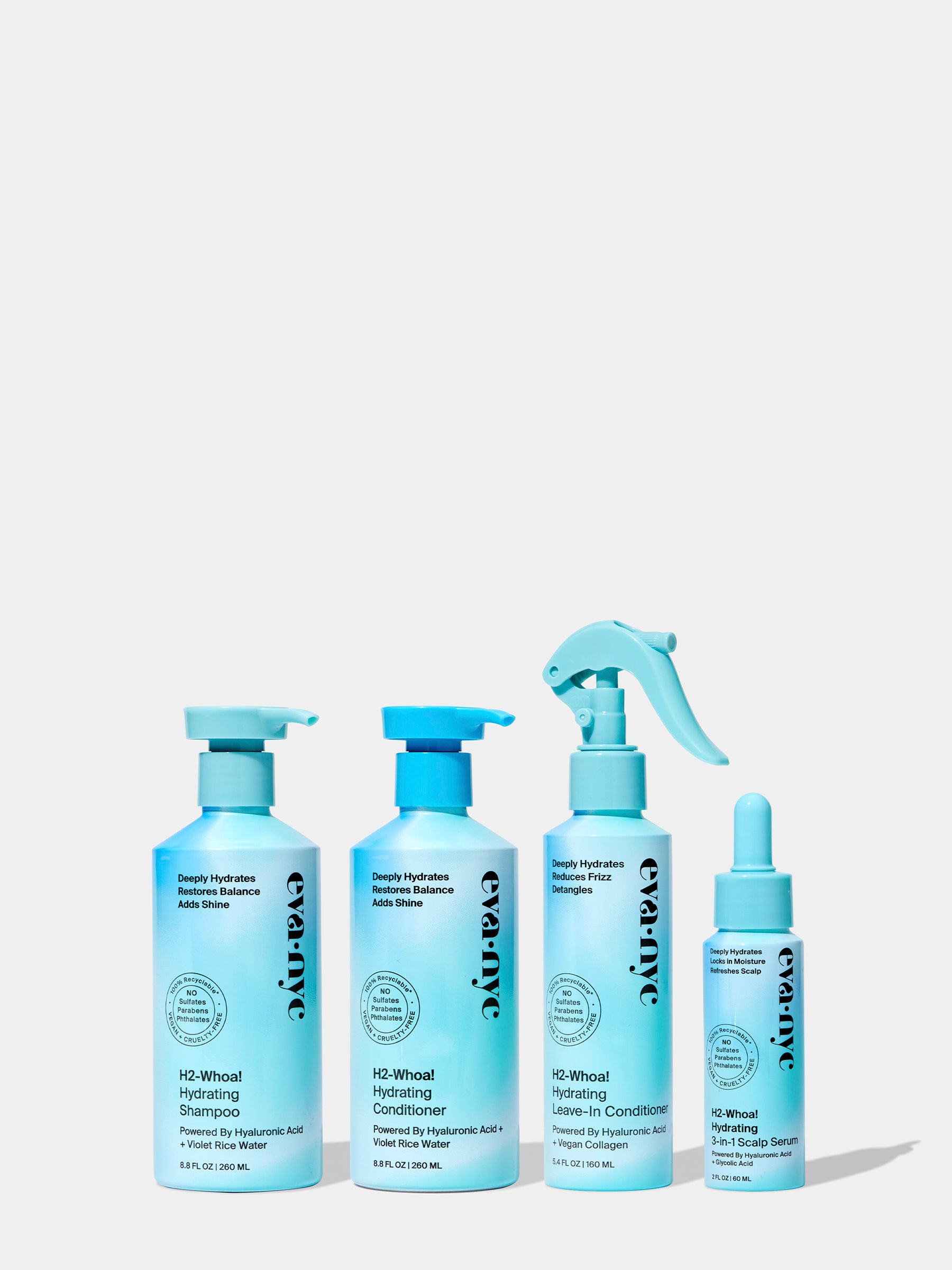 H2Whoa! Hydrating Collection Set Hydrating Hair Products Eva NYC