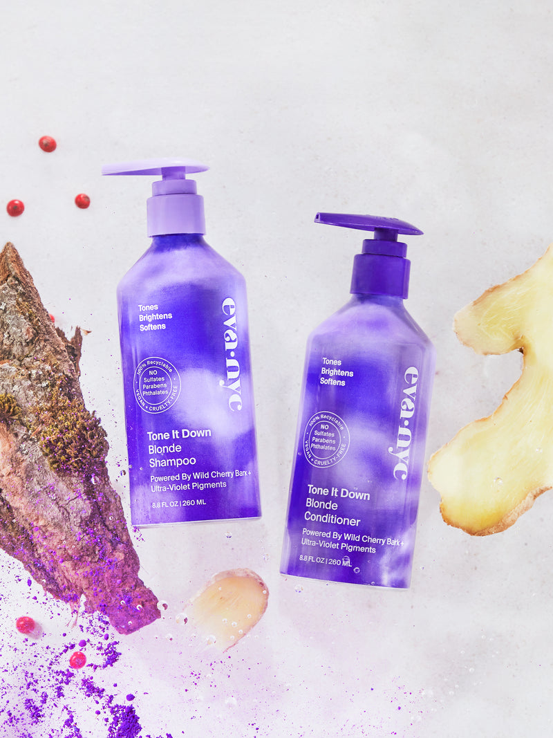 Tone It Down Blonde Shampoo Purple Shampoo Eva NYC