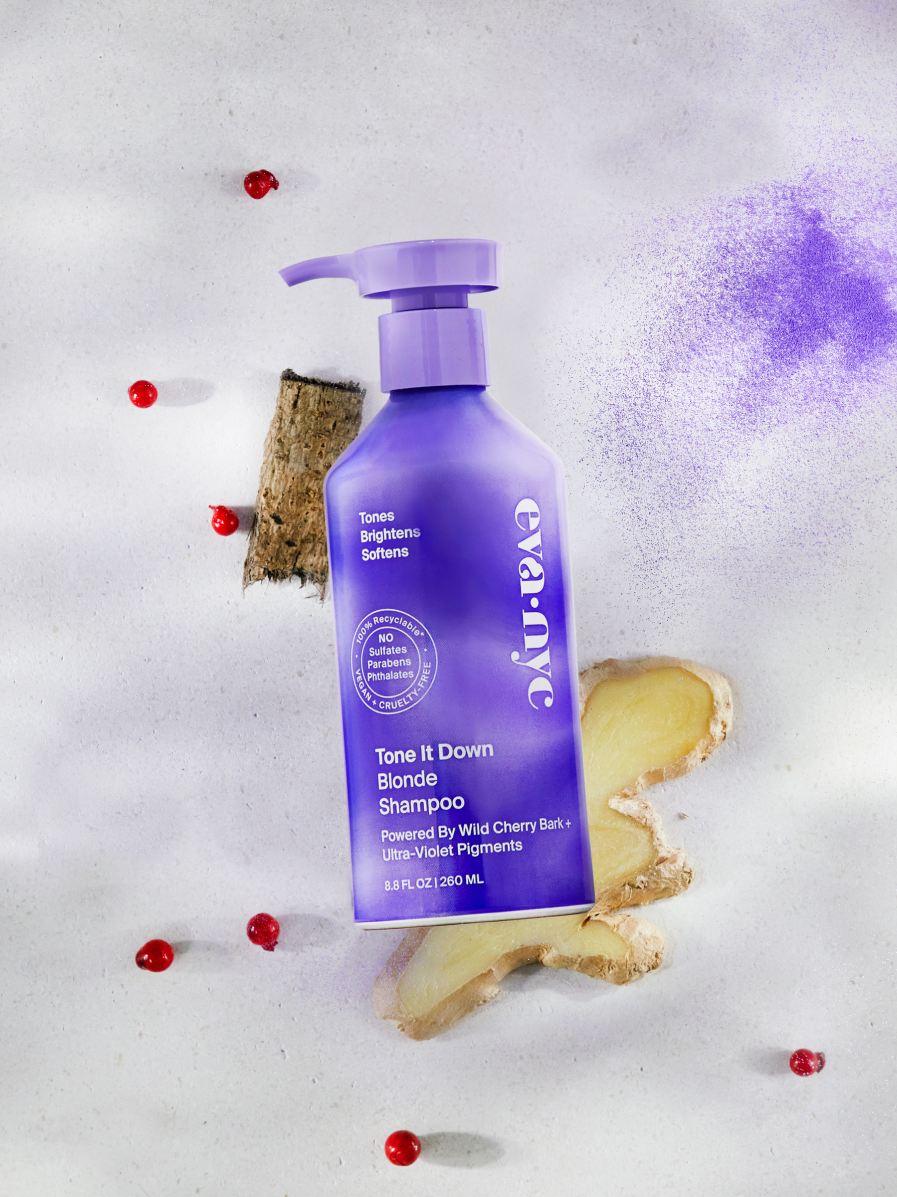 Tone It Down Blonde Shampoo Purple Shampoo Eva NYC