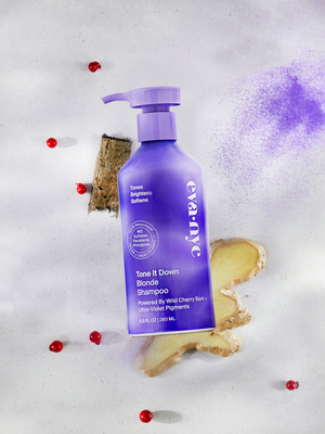 Eva NYC Purple Shampoo for Blonde Hair with Wild Cherry Bark and Ultra Violet Pigments