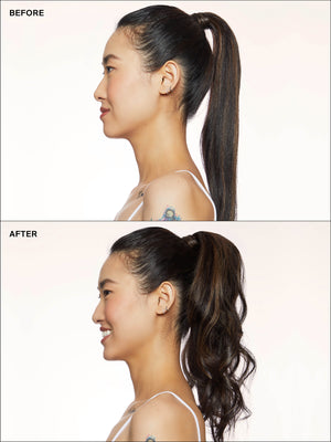 Eva NYC Shapeshifter Flexible Hairspray Model Before and After