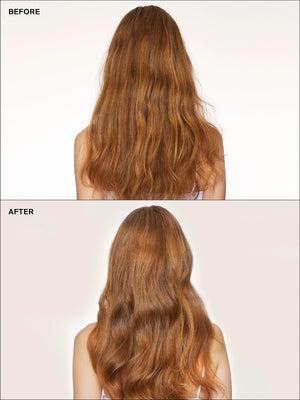 Eva NYC Lazy Jane Air Dry Conditioner Before + After Straight Hair