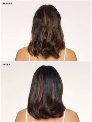 Eva NYC Brass To Sass Brunette Conditioner Before and After
